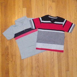 2 Boy's Hype Short Sleeve Shirt Bundle